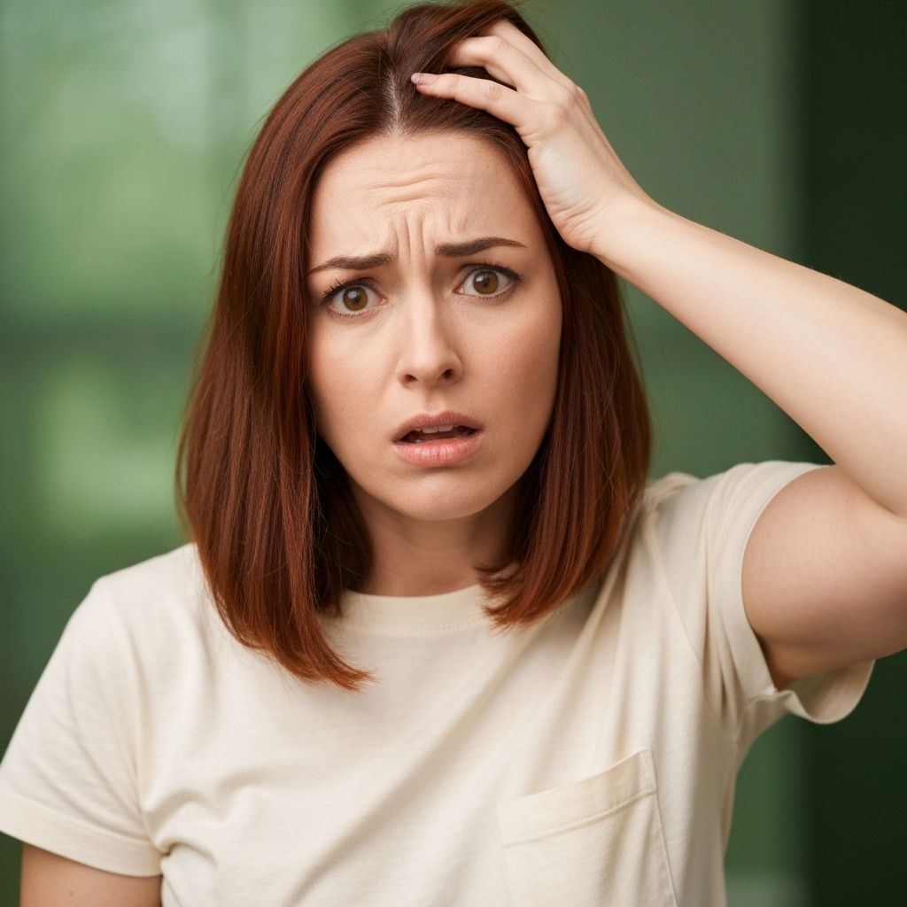 Woman with brain fog